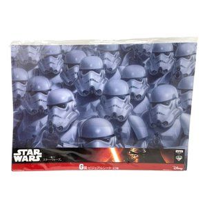 2015 Disney Japan Star Wars The Force Awakens Visual Desk Mat Ichiban Kuji Prize